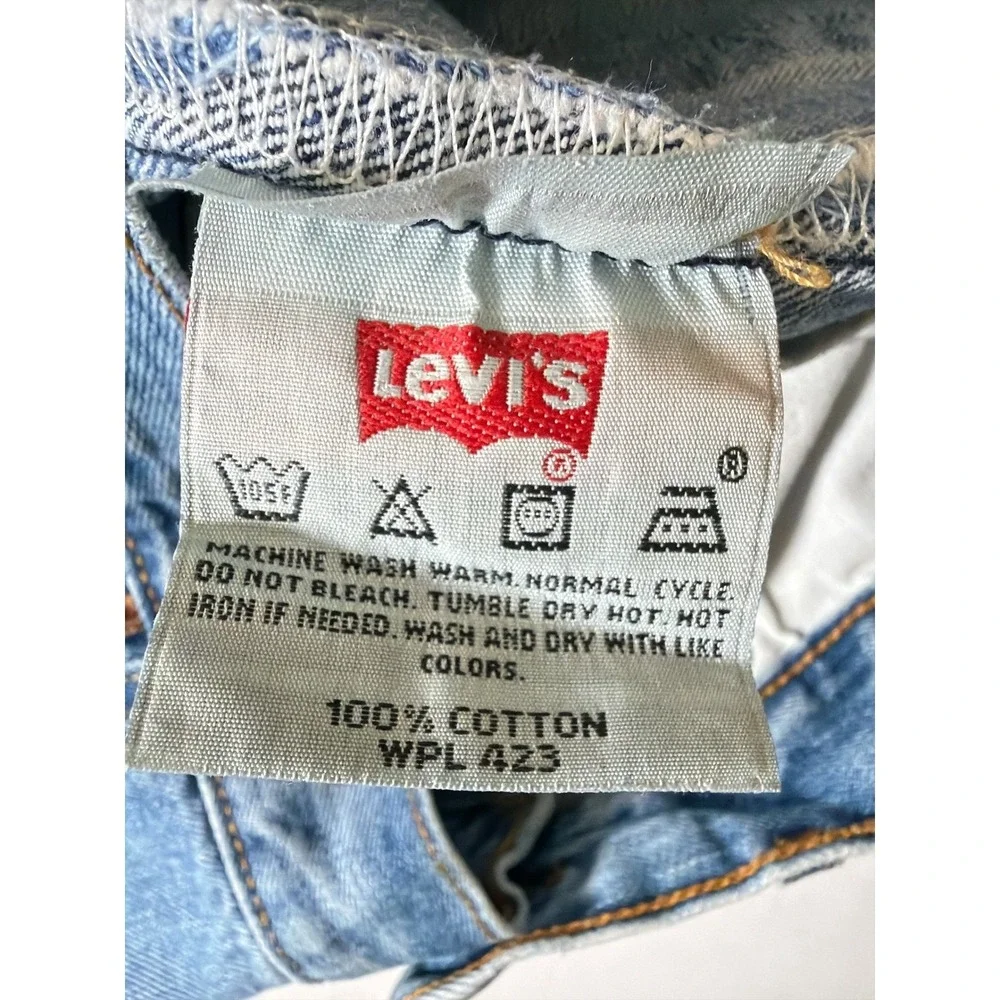 Levi's‎ 501 Original Fit Jeans Mens 36x34 Button Fly Blue Denim